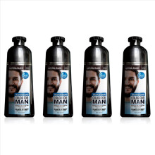 Permanentes Bartfärbeshampoo für Männer, Bartfärbemittel, Haarentfernung, 200 ml