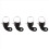 2 Pcs 12mm Hitch for Bike Trailers Replacement- Hitch Coupler 1