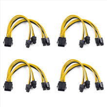 buc cablu de alimentare EPS 12V 8 pini la dual (4+4) pini pentru placa de bază