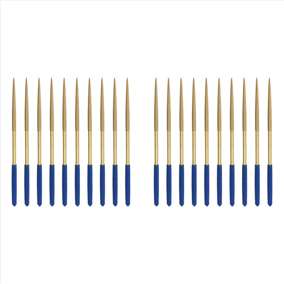 Diamond Needle File Set 3Mm X 140Mm,For Metal Wood Stone Glass, 10Pcs 4714273587347