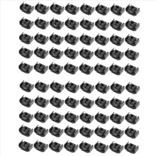40 stuks 2-punts remleidingbevestigingsclip 811611797 4,75 mm zwart