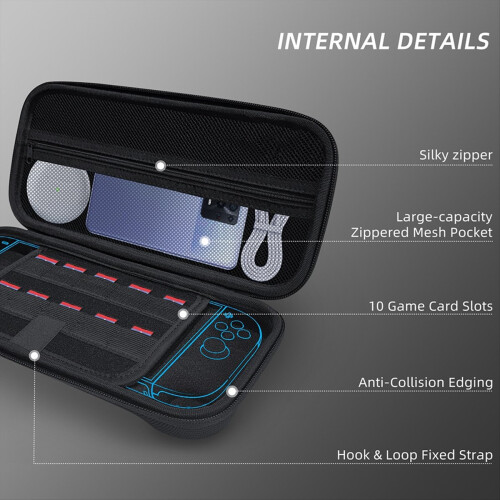 Bærbart hardt etui til Switch 2 A 2