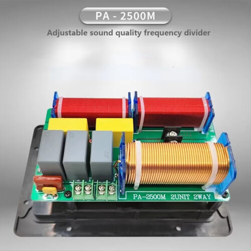 Filtre Crossover 2 Voies 350W Réglable - Pour Enceintes DIY, Home Cinéma, Réglage Des Aigus Et Basses