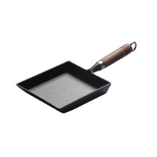 Thickened Non Stick Omelette Pan Rectangular Frying Pan For Gas Stove Black Skillet For Pancakes And Sandwiches