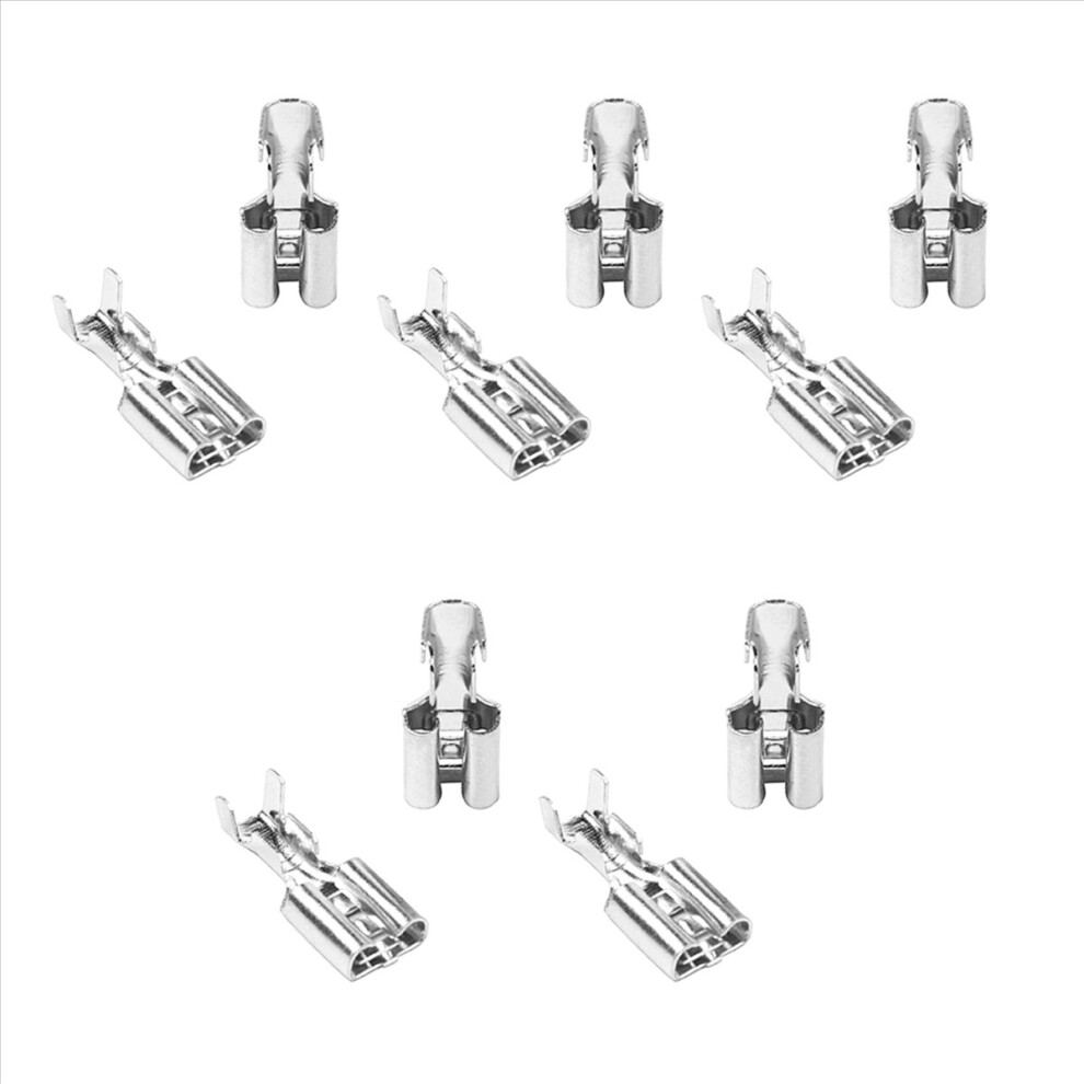 100X6.3mm Uninsulated Female Spade Push On Crimp Terminal 2.5Mmâ² 4714273518235