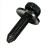 20 Pcs Engine Cover Fixing Fitting Clips Screws Kit 7