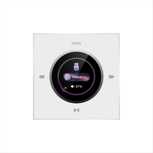 Wall Mounted Bluetooth Audio Control Panel 86 Ceiling Speakers White