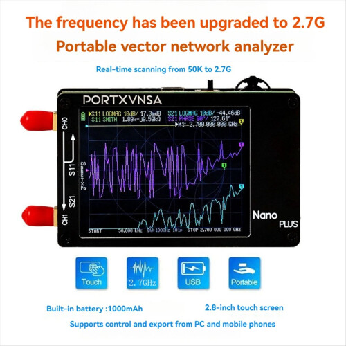 Αναβάθμιση για Vector Network Antenna Analyzer 50KHz-2.7GHz 1