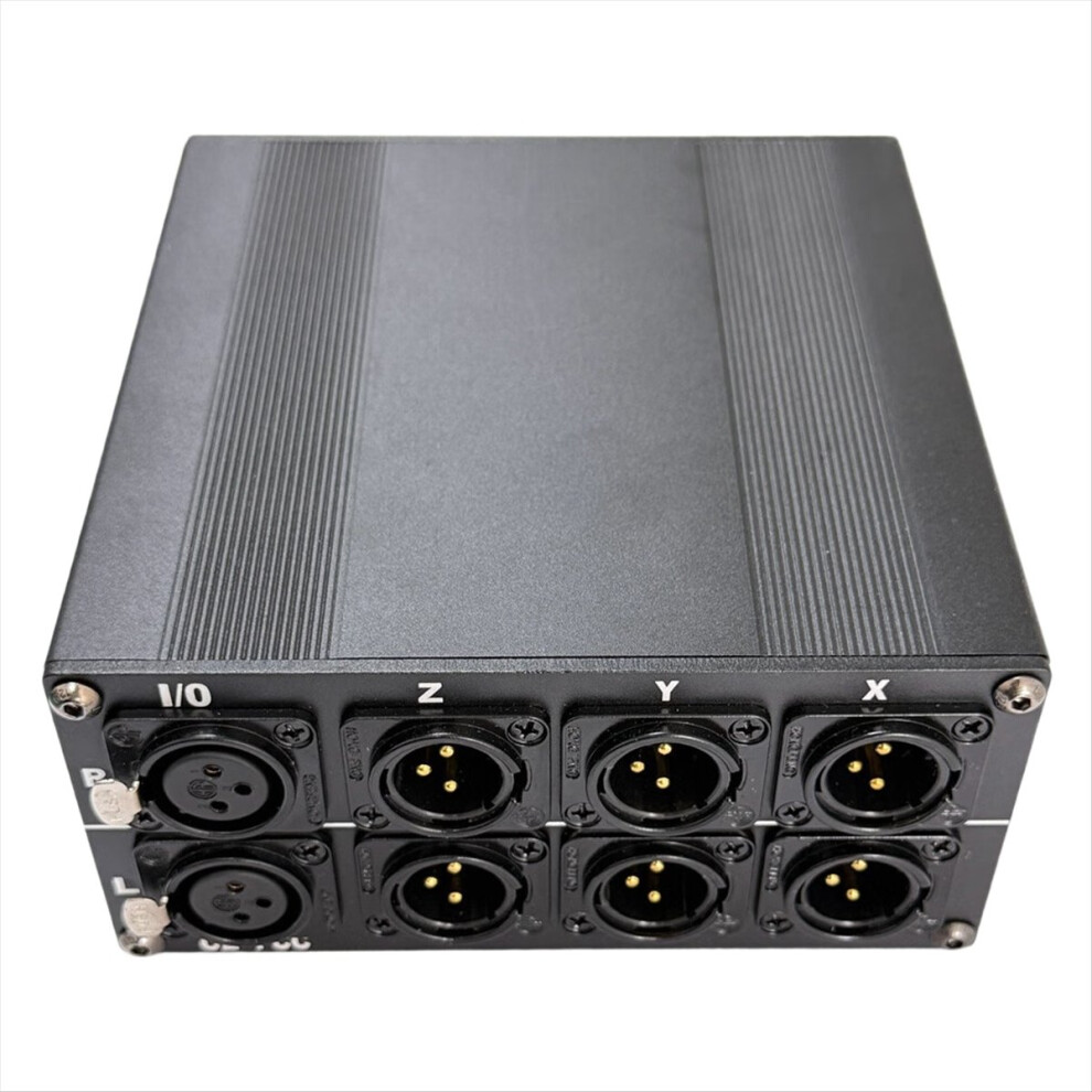 3-Way Passive Stereo Audio Switcher Xlr 3-Male 1-Female Switcher 4714273510277