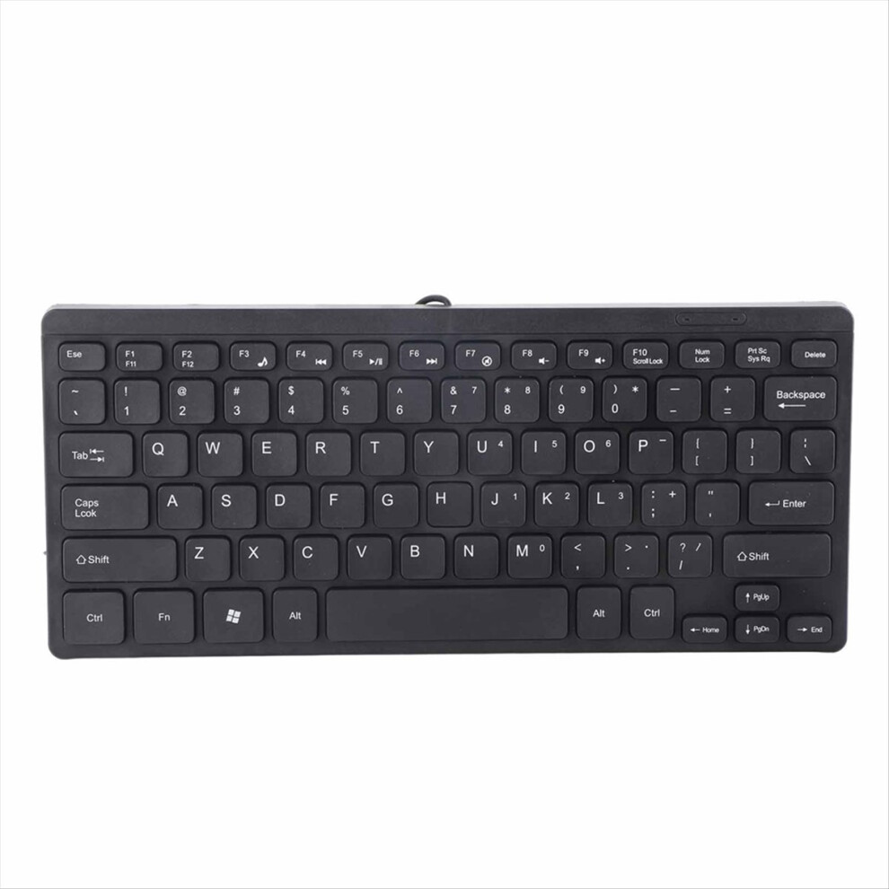 78 Keys Usb Wired Keyboard Abs Multimedia Computer Keyboard 4714273529521