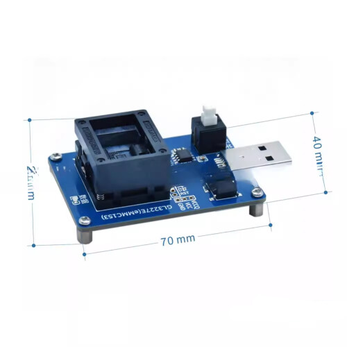 USB 3.0 EMMC 153-programmerer Burning Socket Lese-skrive Burning Socket 1