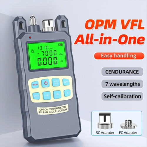 Contor de putere optic cu VFL de 30 Mw, 30 km 1