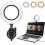 LED Video Conference Light, Dimmable 6500K Ring Light for Computer or Laptop, Remote Working, Zoom, Live Streaming 1
