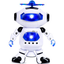 Walking Dancing Robot Toy for Kids, 360 Spinning Robot with LED Lights and Music, Interactive Singing Toy for Boys and Girls