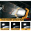 Rechargeable 30W LED Work Light, Portable COB Floodlight with 3 Modes and USB Charging 5