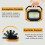 Rechargeable 30W LED Work Light, Portable COB Floodlight with 3 Modes and USB Charging 2