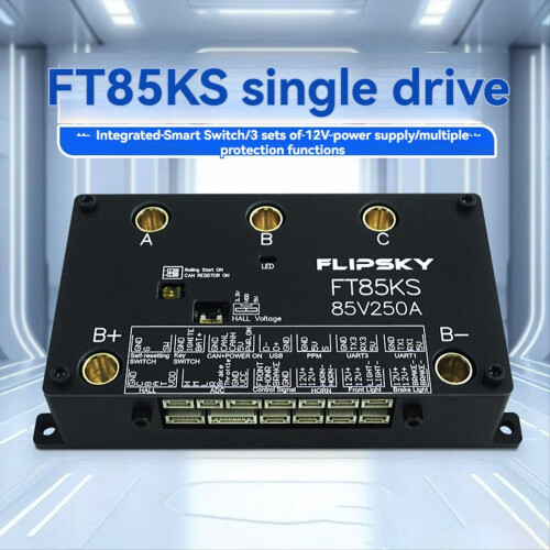 FT85KS Børsteløs ESC 84V 250A El-scooter Controller, B 1