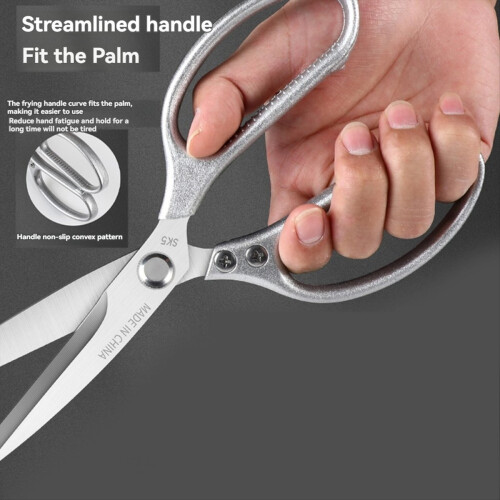 Kitchen Stainless Steel Scissors Chicken Bone Scissors 2