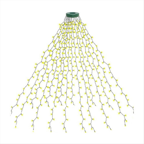 Christmas Tree Lights 16 Lines 8 Modes Christmas Lights EU Plug,A