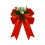 12PCS Christmas Black Red Bow Christmas Tree Decoration Bows 6
