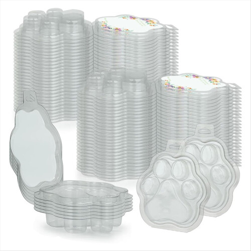 100 stuks wasmelts, Cat'S transparante lege plastic
