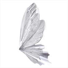 Bouquet Flower Wrapping Paper Butterfly Shaped Paper Silver