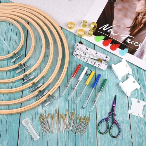 Embroidery Hoop Kit Includes: Embroidery Hoop 2