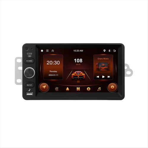 Som automotivo de 7 polegadas para reprodutor Bluetooth WIFI 2 e 64G 1