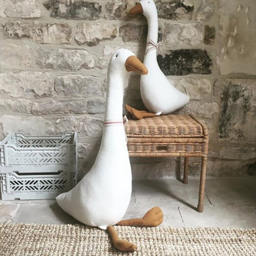 Boneca Big Goose Bebê Dormindo Boneca Big Goose Brinquedo de Pelúcia Presente 1