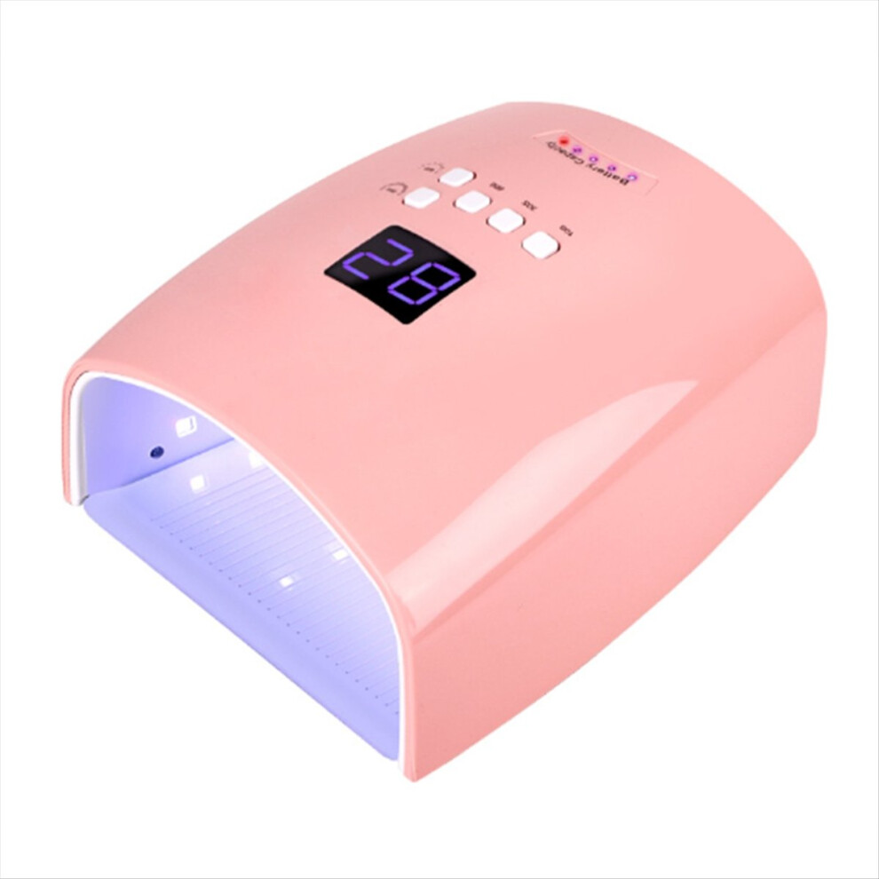Rechargeable UV LED Nail Lamp 66W Lamp for Manicure EU PLUG,B