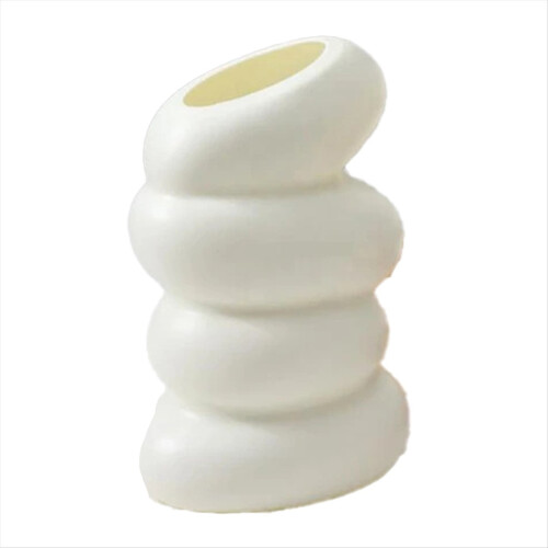 Home Desk Decorative Vases for Flowers Decoration White
