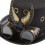 Steampunk Top Hat Vintage Wing And Gear Hat 2
