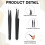 5 stuks strass-plectrum, strass-applicator en waspotlood 7