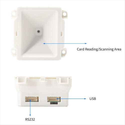 Eingebetteter 1D-2D-Barcode-Scanner QR-Barcode-Lesemodul-Scanner