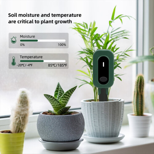 Zigbee Tuya Soil Tester Sunlight Temp Moisture Meter 2