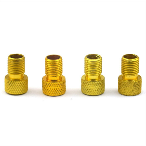 Aluminiumlegering Fietsventieladapter, Fietsaccessoires Geel 2