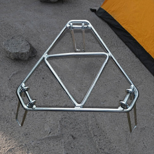 Udendørs bålgrillstativ Campingstativ med foldbare ben 2