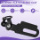 Motorrad Kennzeichen Feeder Clip Intercom Antenne Basis Halterung 4