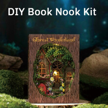 DIY Book Nook Kit mit 3D-Puzzle-Modellbau-Buchstützenspielzeug MINI-112