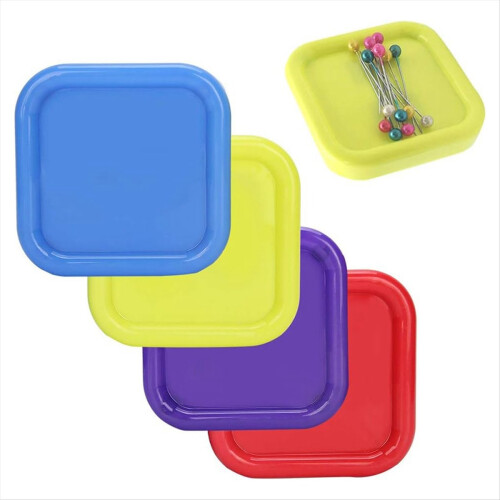 Set di 4 puntaspilli magnetici da cucito, inserti per progetti fai da te 1