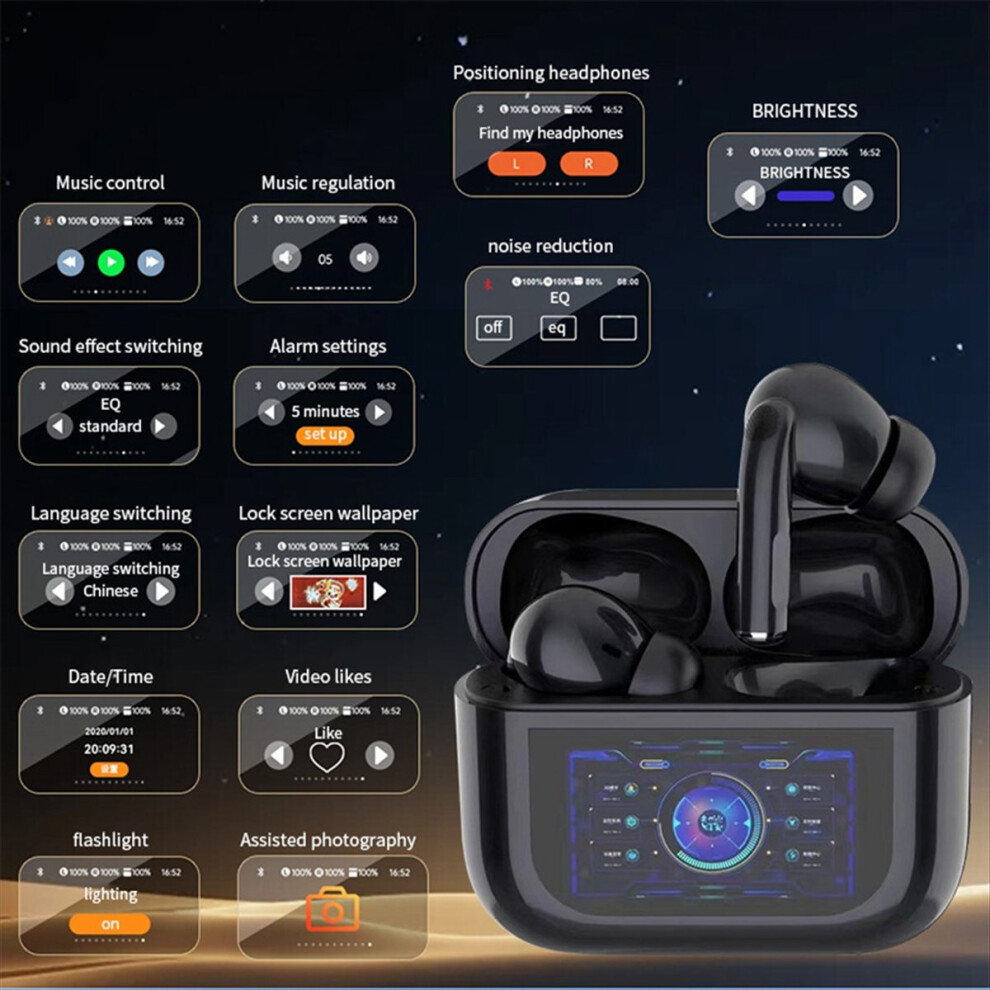 Anc+Enc Single Mark Noise Cancellation Stereo Wireless Earphone A 4712884922267