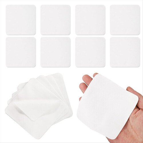 20 peças de panos de camurça, 3,9 x 3,9 polegadas, ferramentas para cerâmica 1