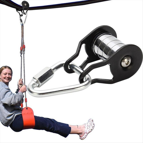 Τροχαλία Slackline με καραμπίνερ για παιδιά για γυμναστική, πάρκο, γκαζόν 1