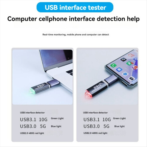 Δοκιμαστής σήματος διεπαφών USB3.0 Ανιχνευτής διανομέα USB2.0 για υπολογιστή