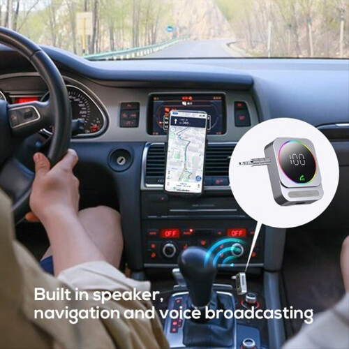 Bluetooth Aux -sovitin autoon, auto-/kotistereokaiuttimeen 2