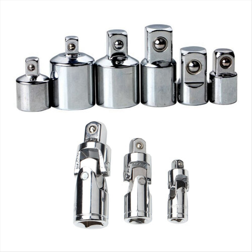 6 stk. skrallenøkkelhylseadapter