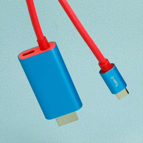 C típusú - kompatibilis kábel 4K 30Hz USB C - 2