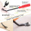 3Pcs Staple Remover, with Handle, Tack-Puller Tool Nail Puller A 4