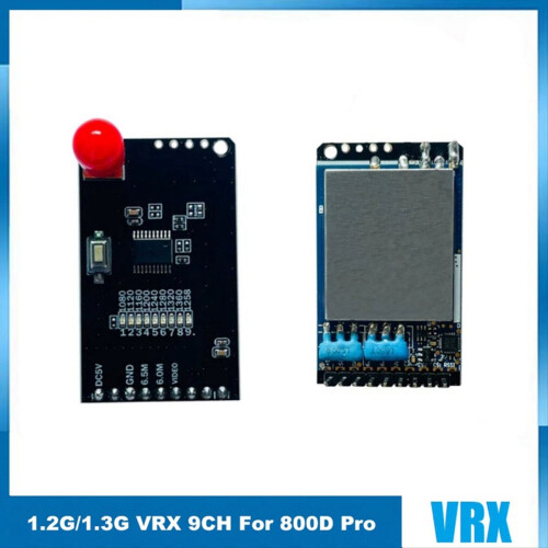 1.2G VRX 9 κανάλια μετάδοσης δέκτη FPV για γυαλιά 800D FPV 2
