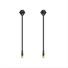 2 szt. anteny FPV 5,8 GHz SMA 2,4 dBi antena LHCP/RHCP 100 mm/150 mm A